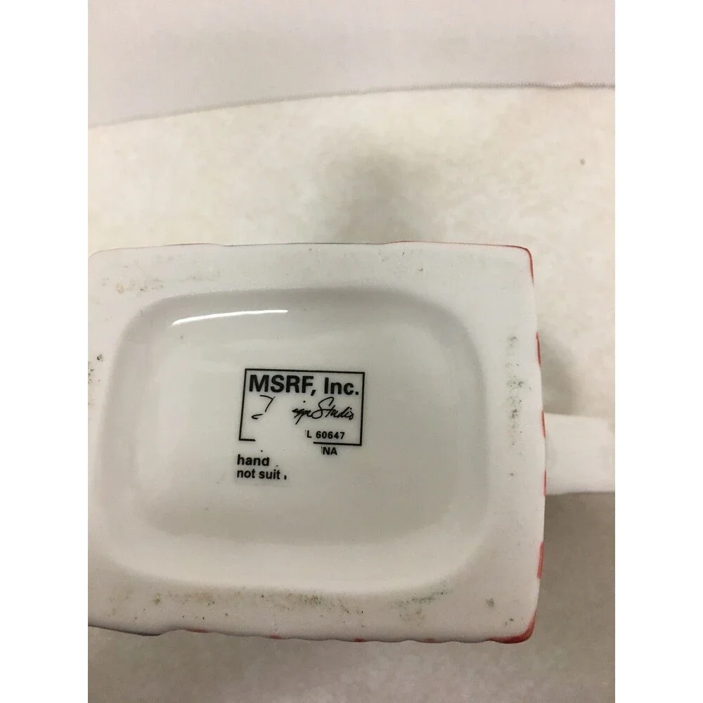MSRF Inc. 2-Sided Collectible Ceramic Teapot Home Movie And Popcorn